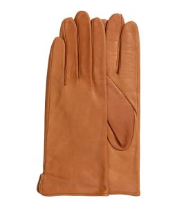 Ladies brown leather gloves